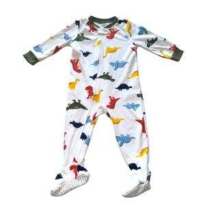 3/$20 CARTER’S 18M Dinosaurs Full Zip Fleece Footie Sleeper